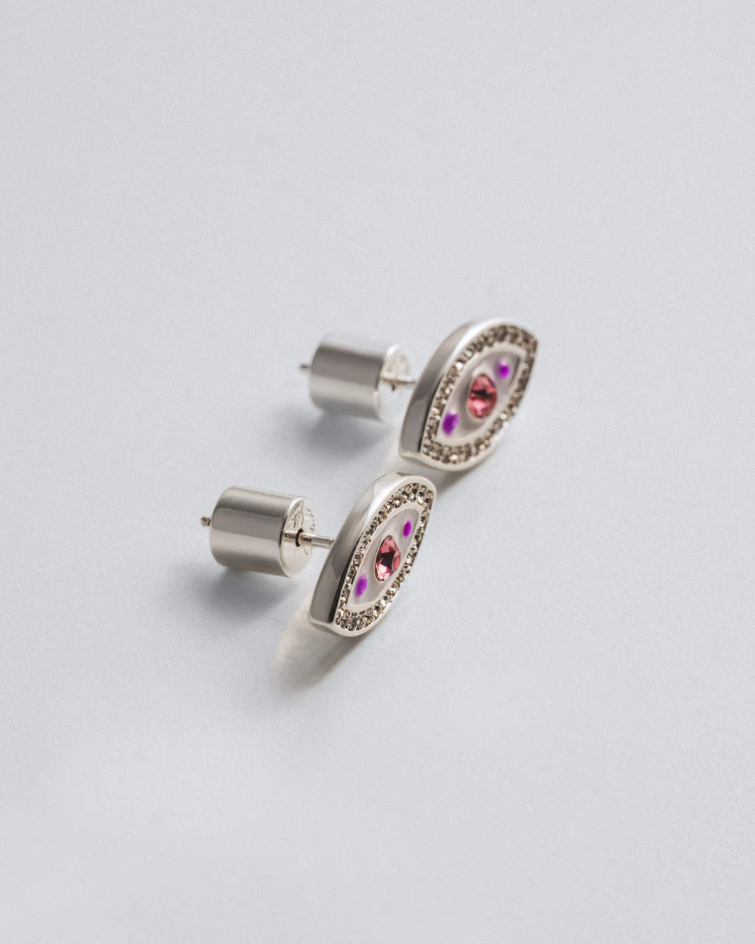 Evil Eye Studs - Silver
