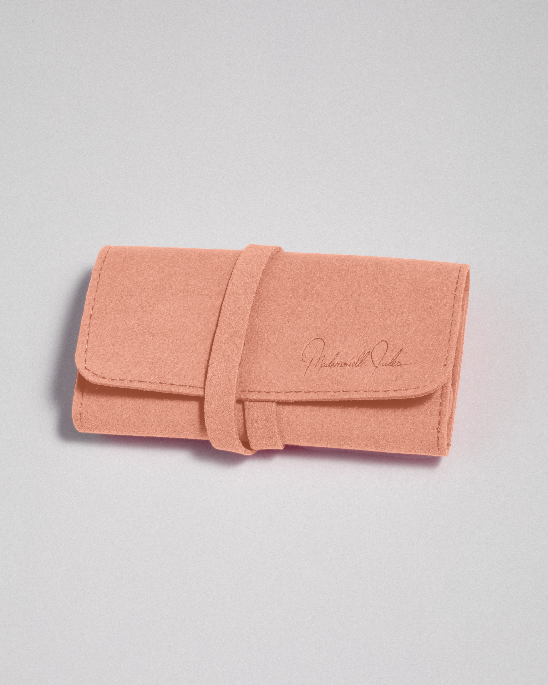 Pochette de voyage pour bijoux rose clair