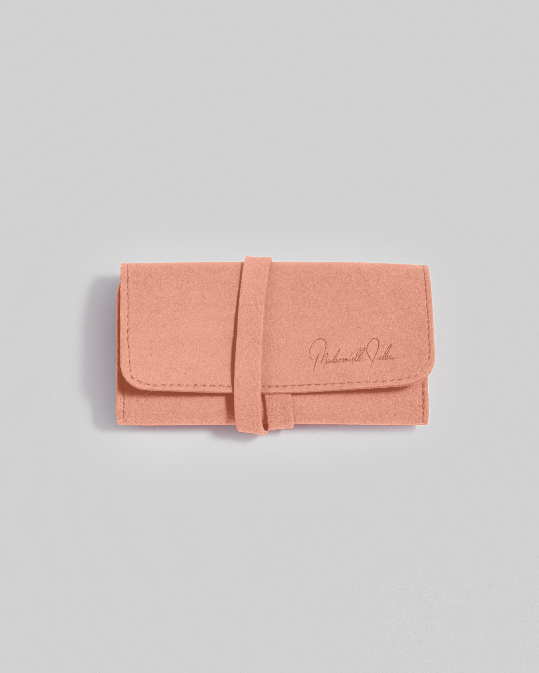 Pochette de voyage pour bijoux rose clair