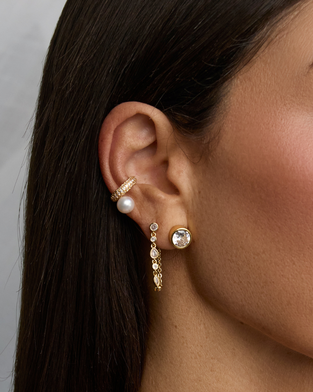 Boucles d'oreilles pendantes KG