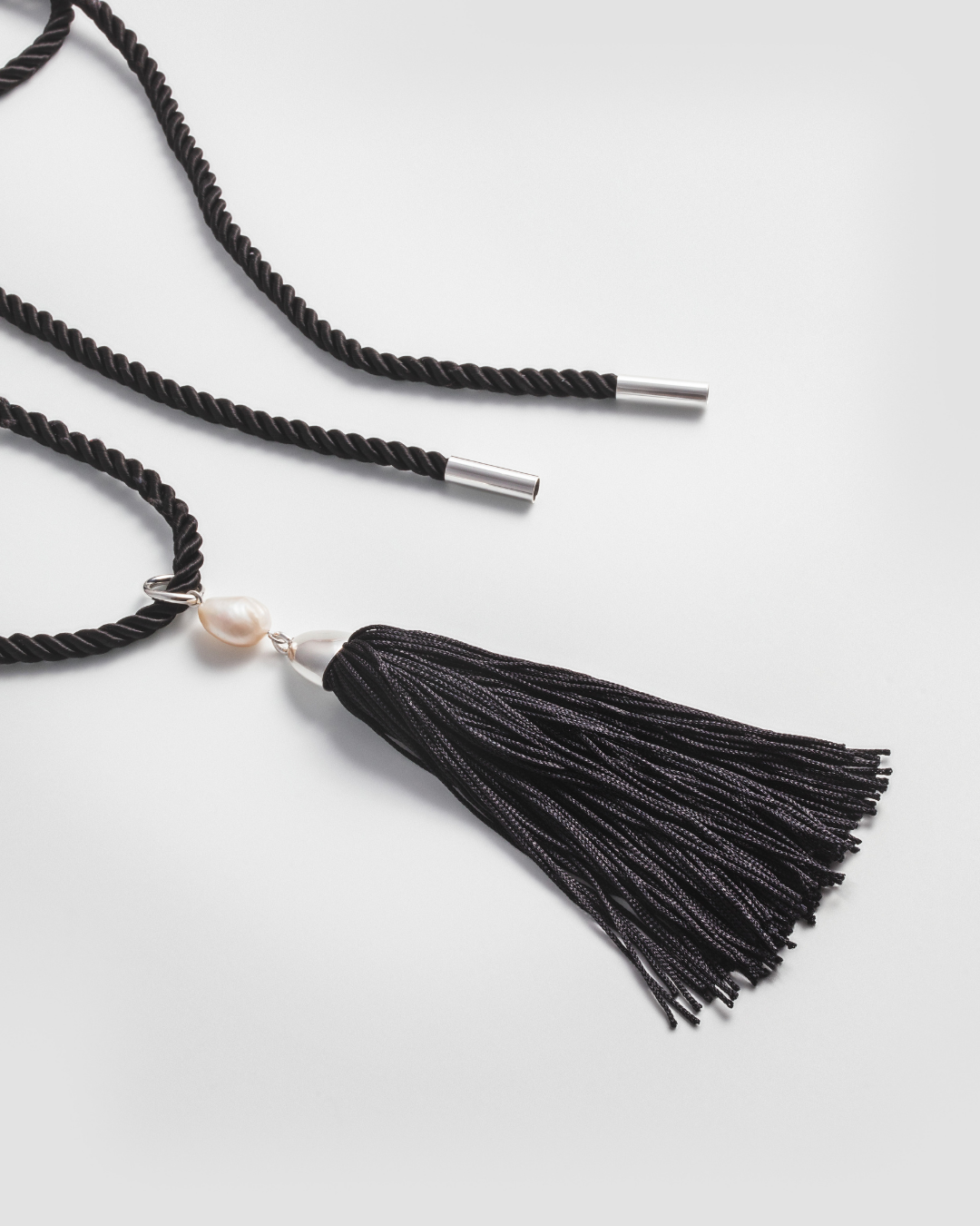 Pearl Whisper Necklace - Silver