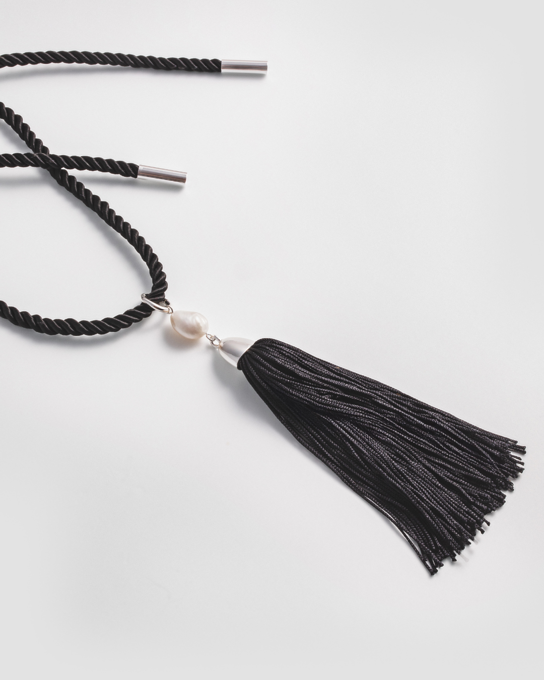 Pearl Whisper Necklace - Silver
