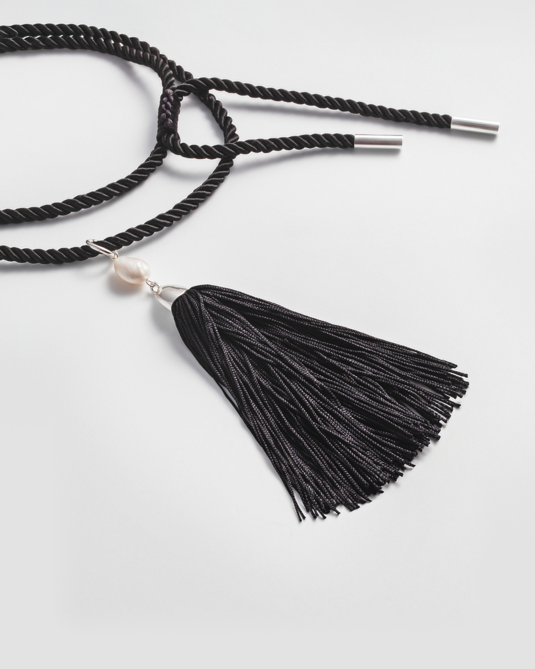 Pearl Whisper Necklace - Silver