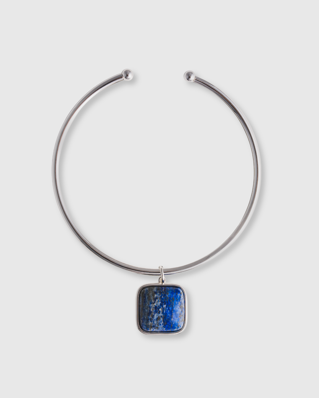 Lapis Lazuli Bezel Choker