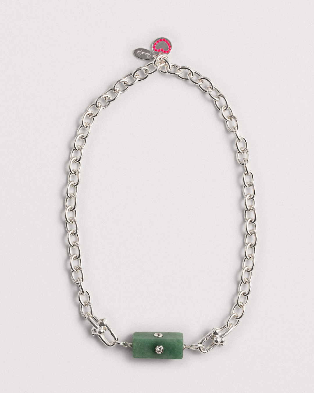 Collier Câble Fillette Aventurine Verte