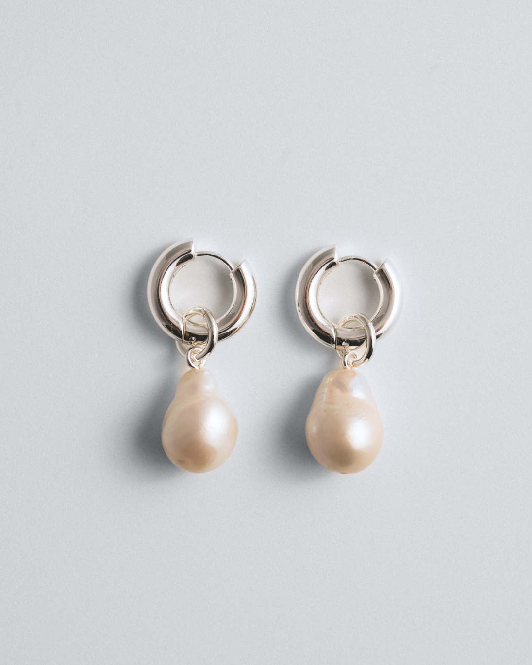 Perla Earrings - Silver