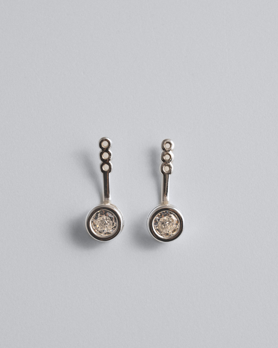 Bezel Ear Jacket - Silver