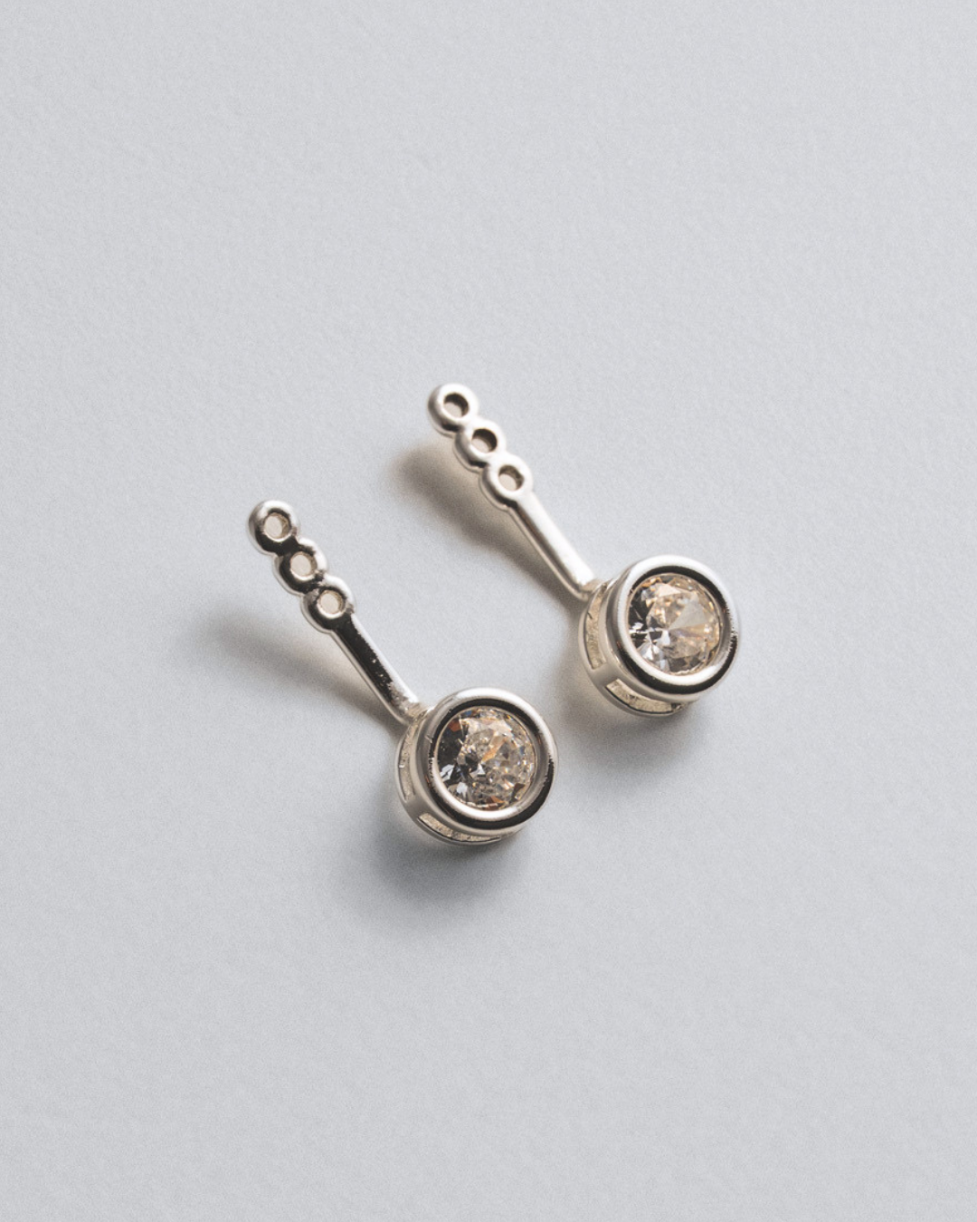 Bezel Ear Jacket - Silver