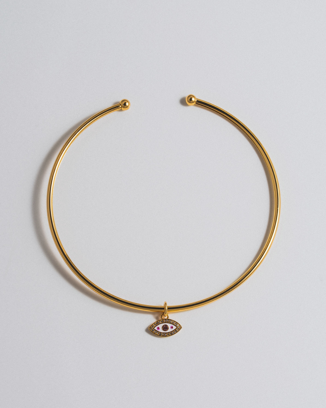 Evil Eye Choker - Gold