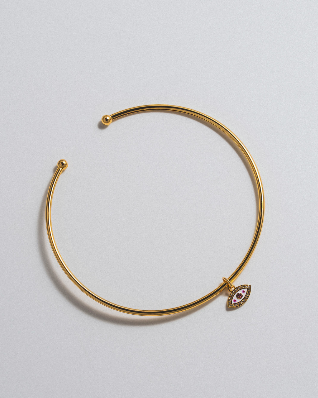 Evil Eye Choker - Gold