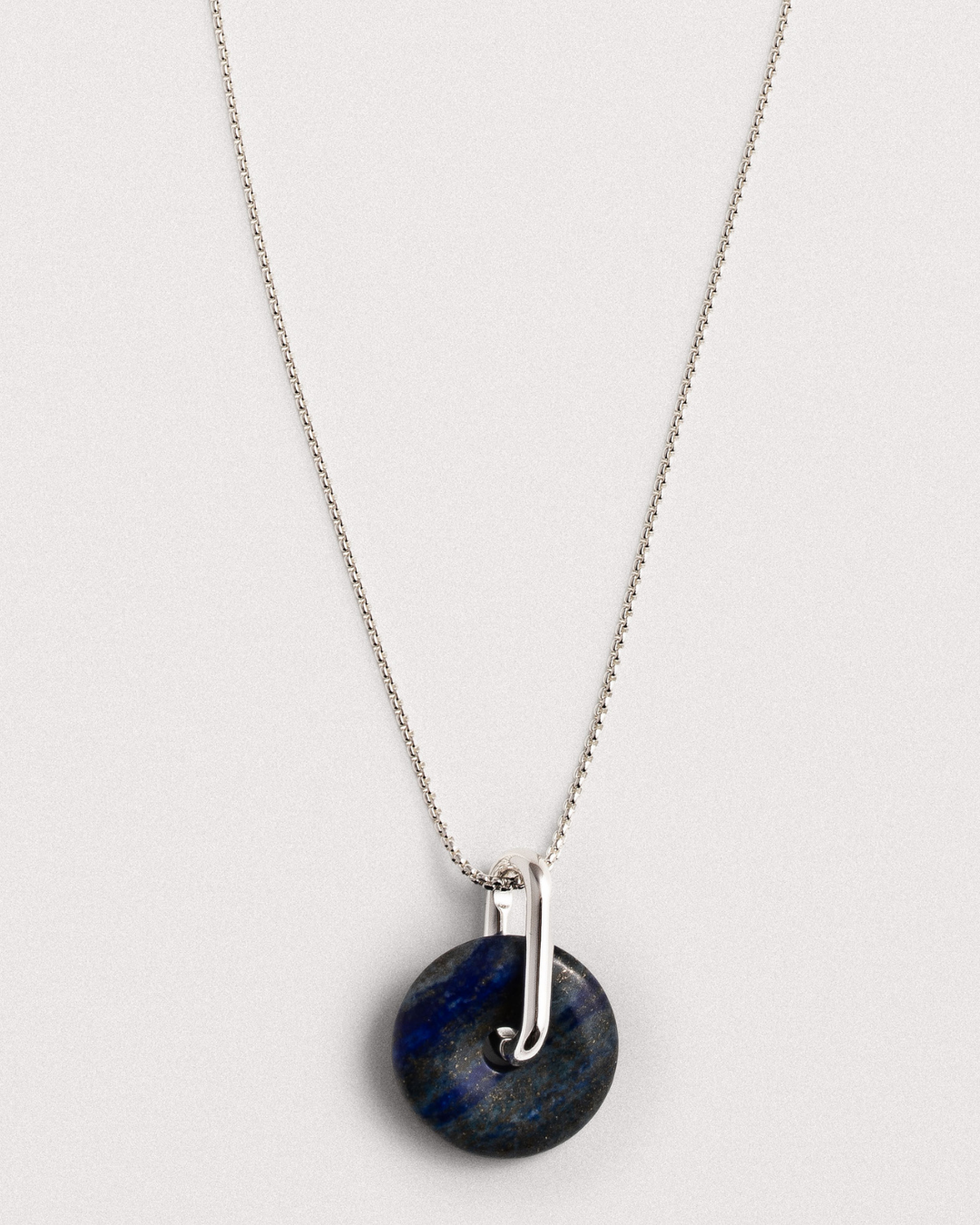 Collier chaîne en lapis-lazuli