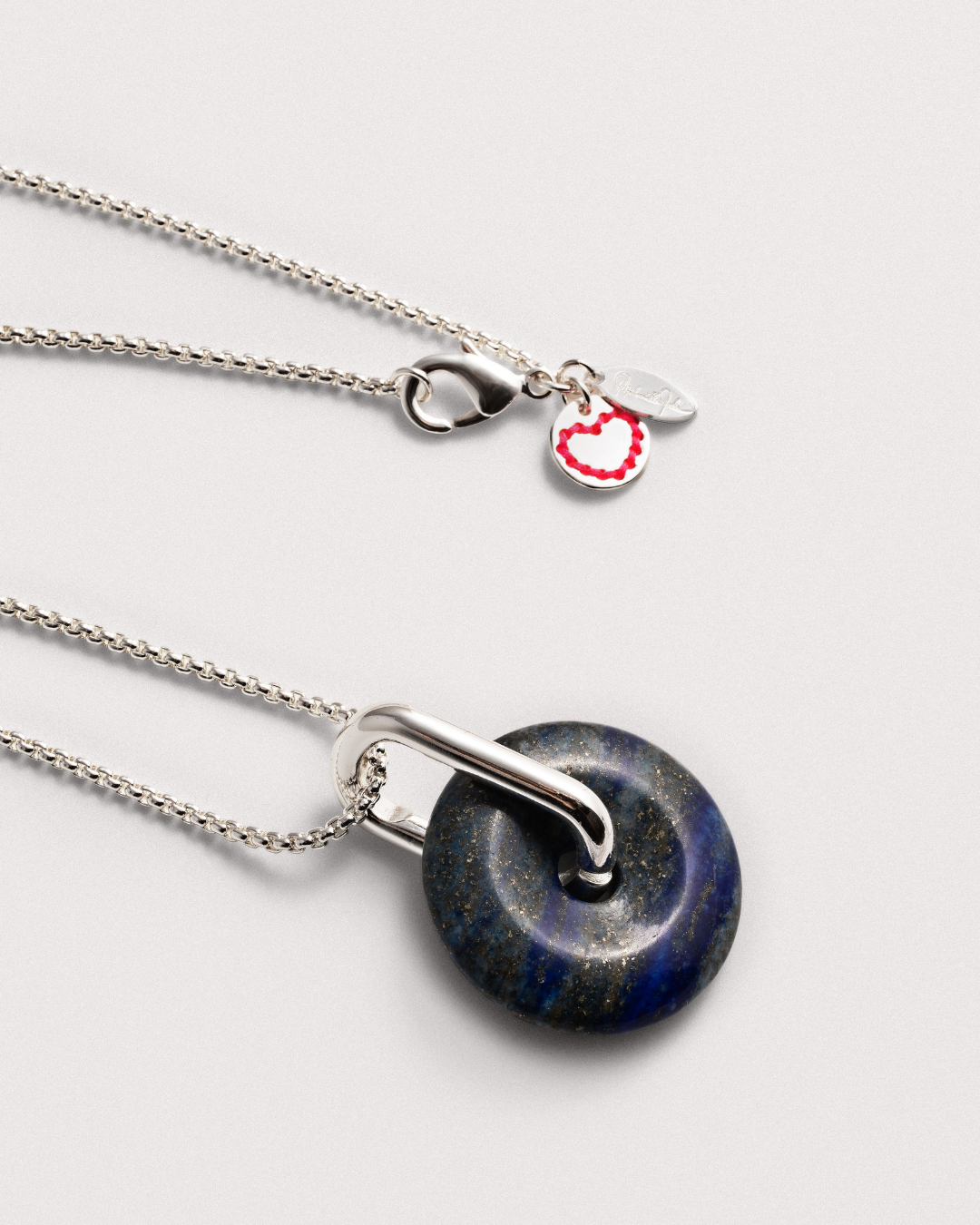 Collier chaîne en lapis-lazuli