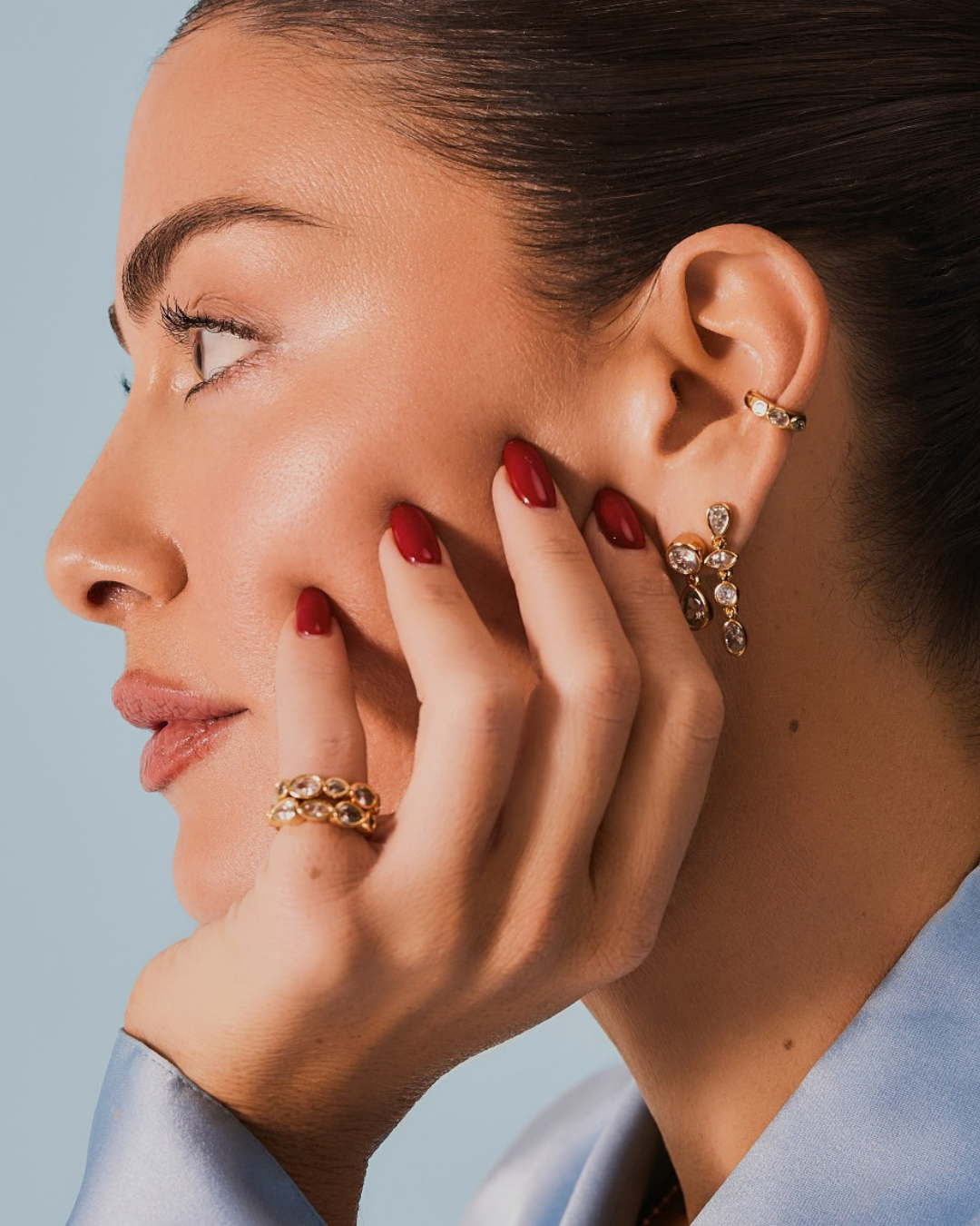 KG Oval Pinky Ring