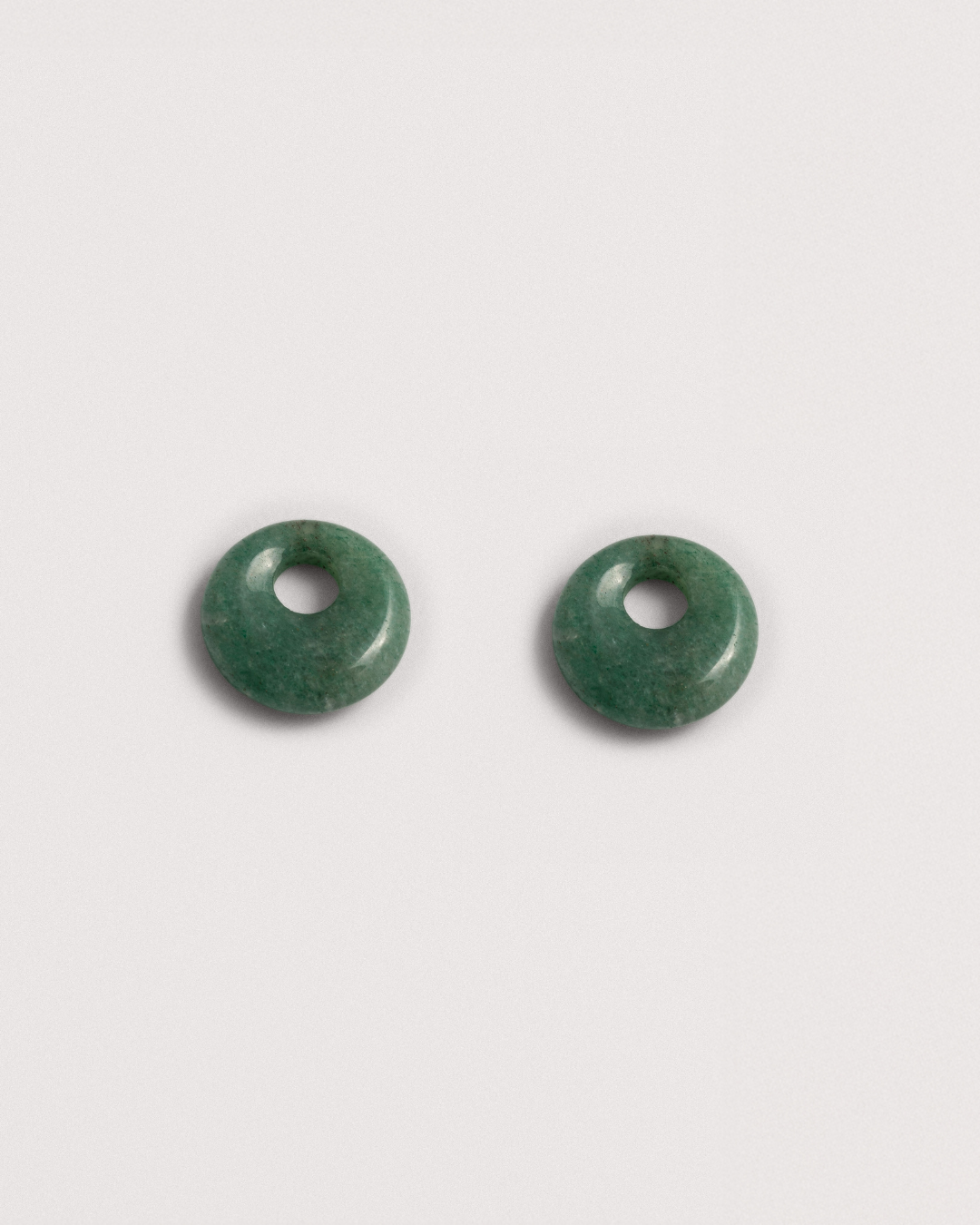 Green Aventurine Doughnut Charms