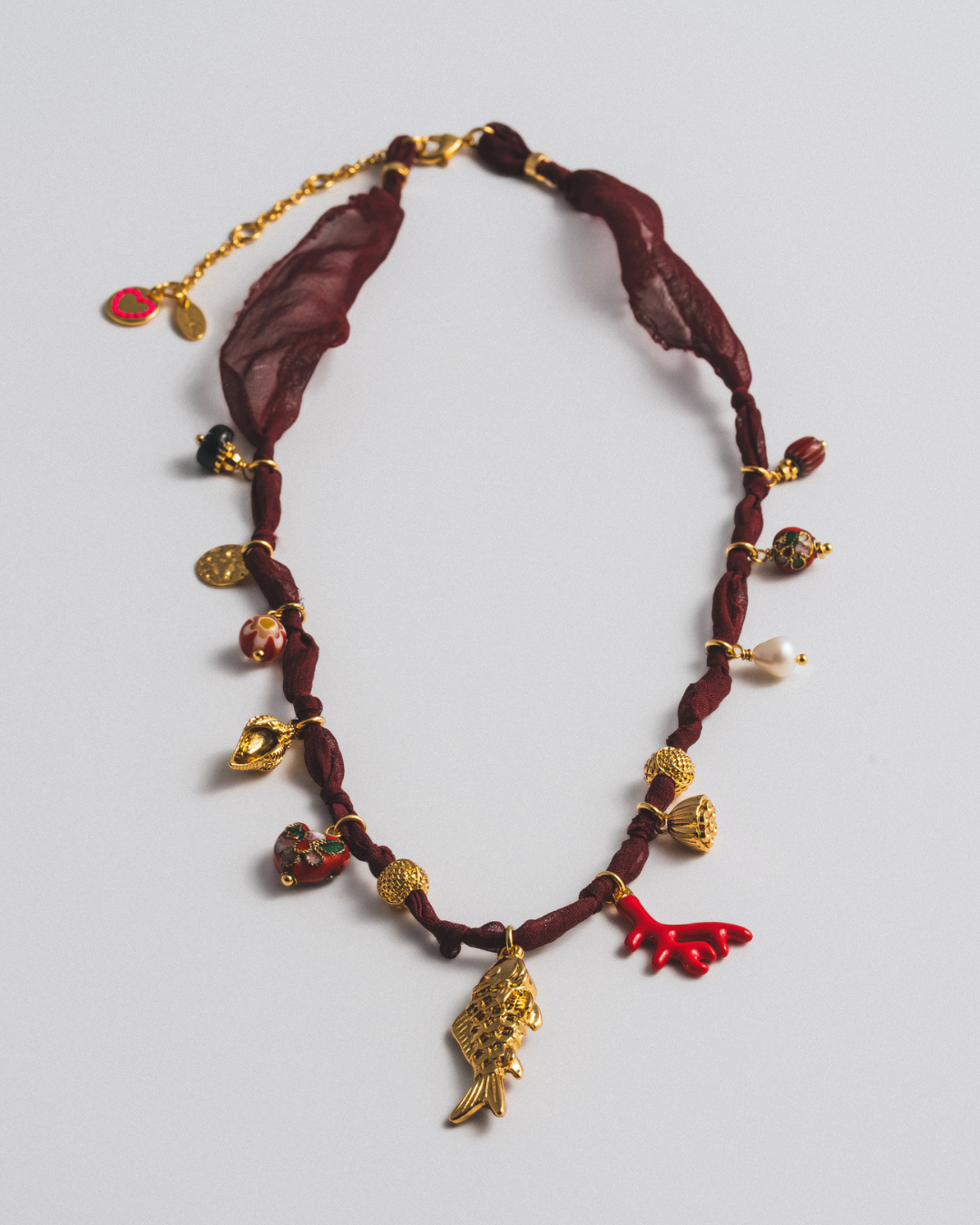 Salina Necklace - Red
