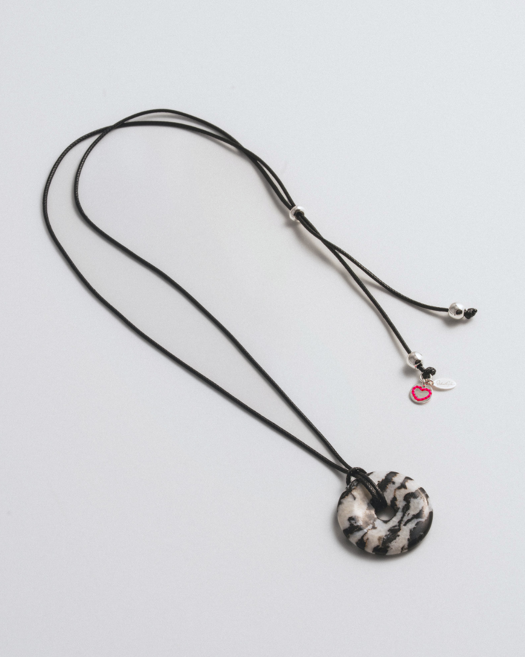 Zebra Jasper Cord Necklace