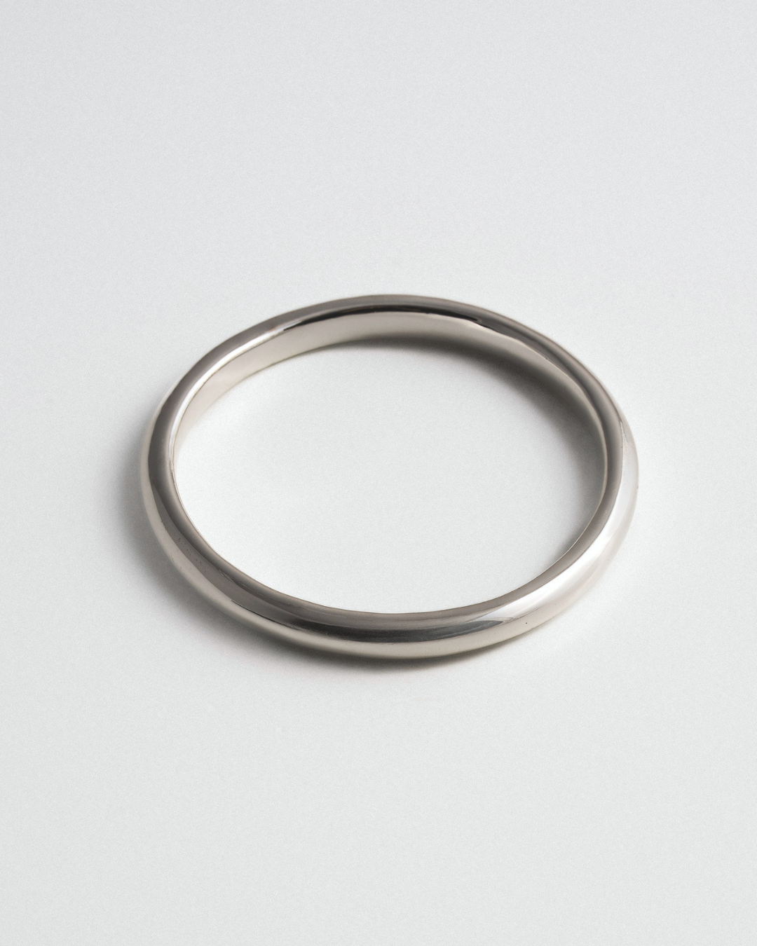 Dome Bangle - Silver