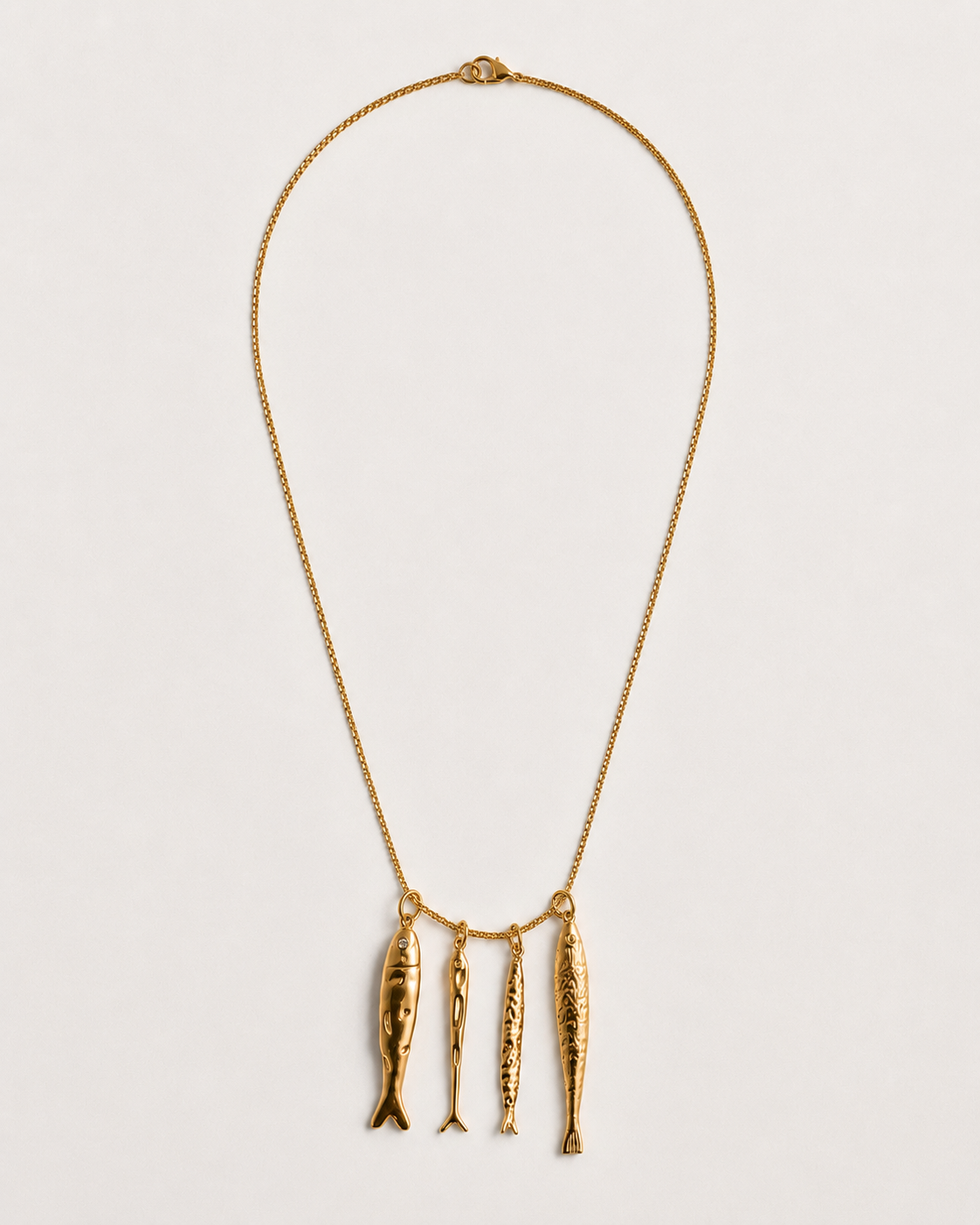 Pescado Necklace - Gold