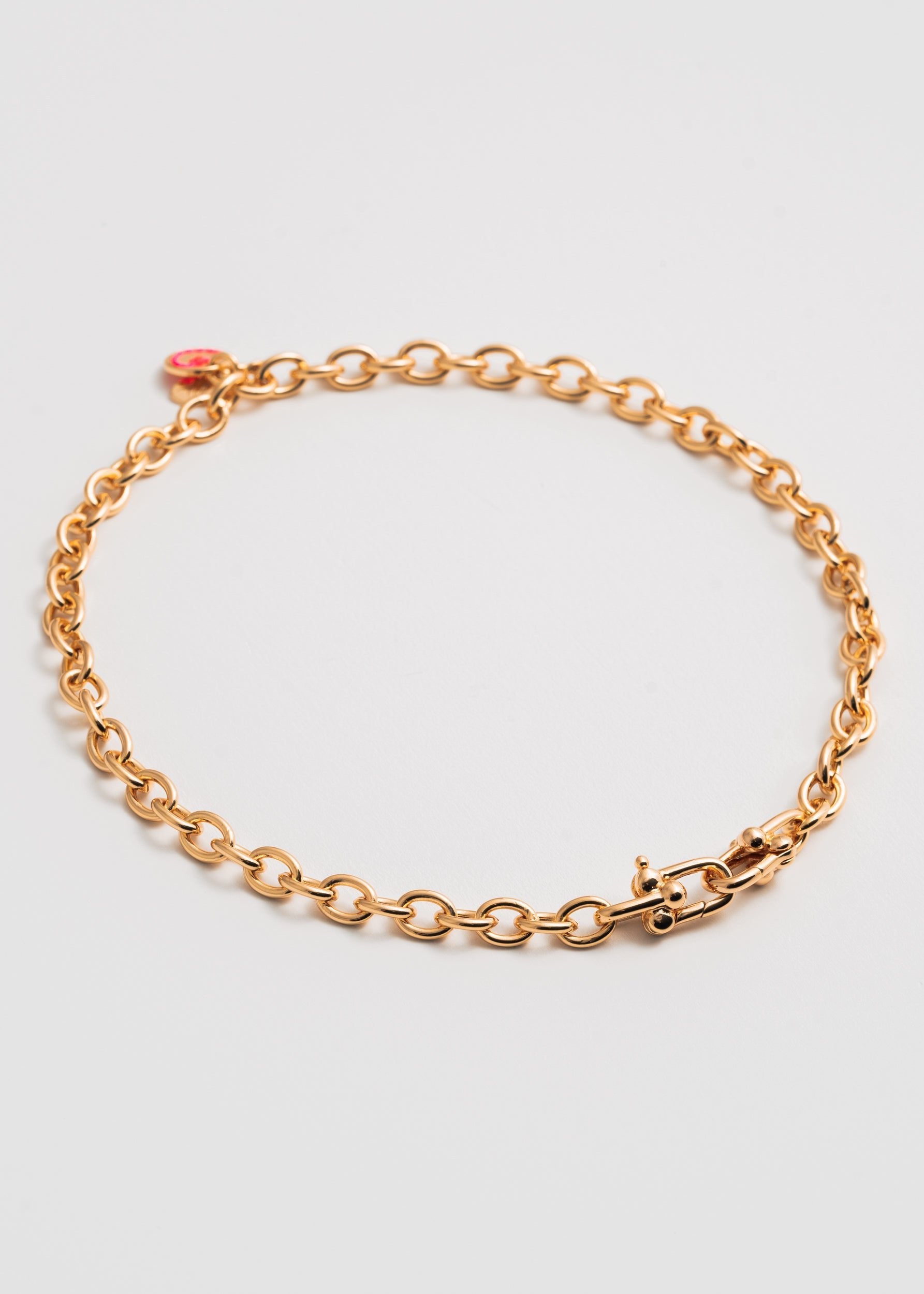 Cable Girl Necklace - Gold