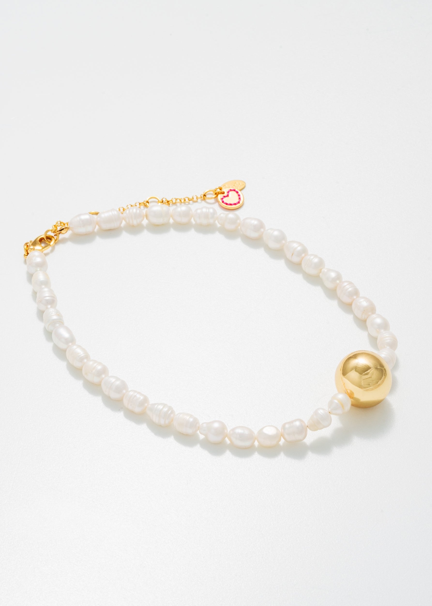 AU PEARL NECKLACE - GOLD