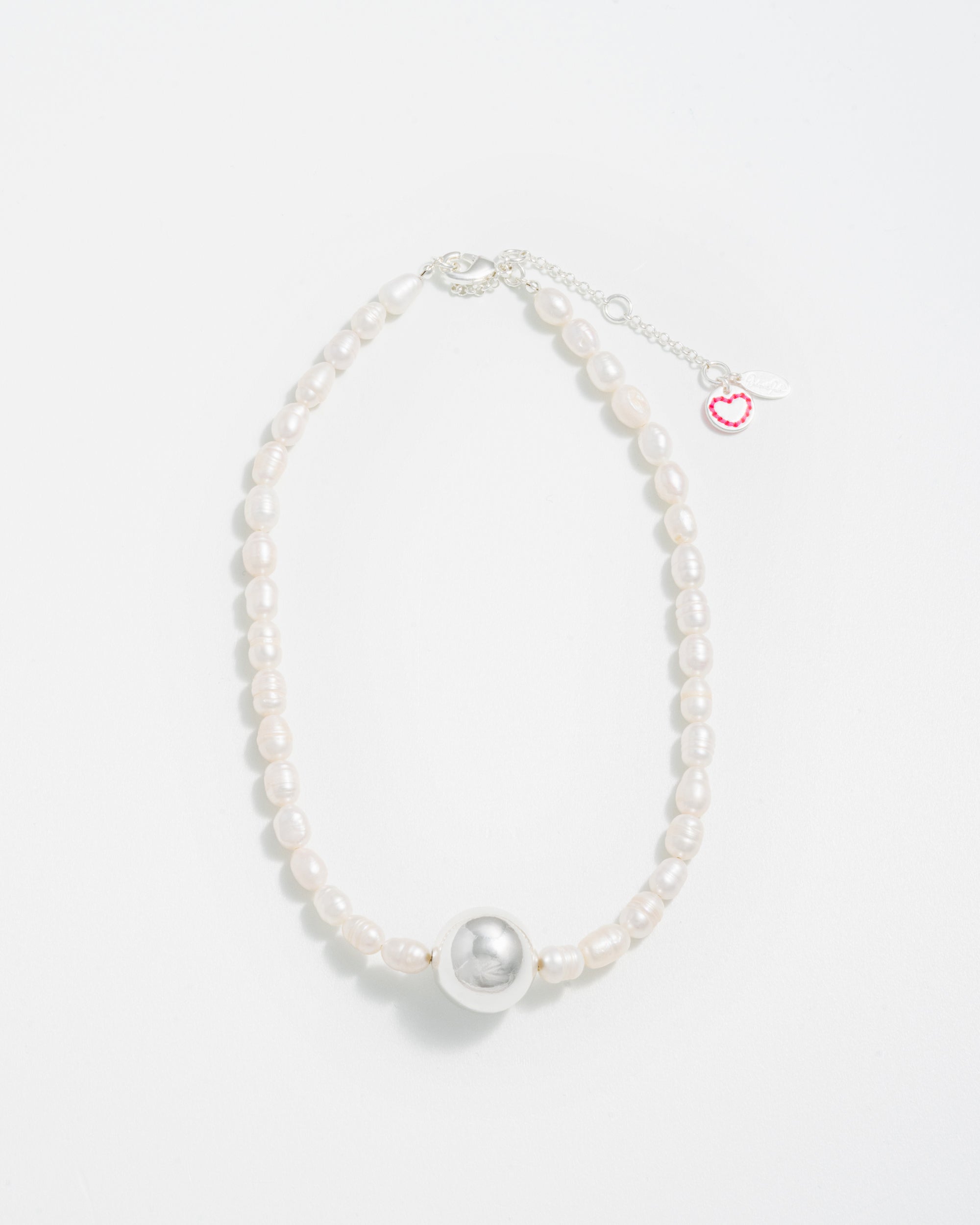 AG PEARL NECKLACE - SILVER