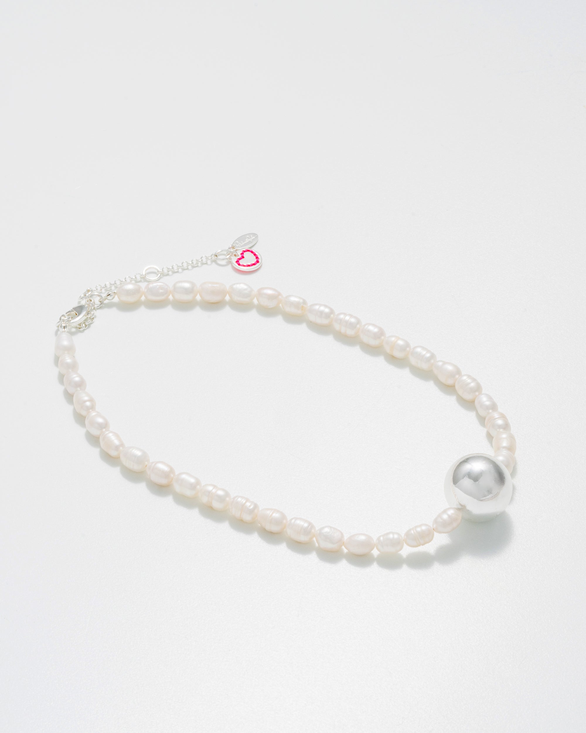 AG PEARL NECKLACE - SILVER