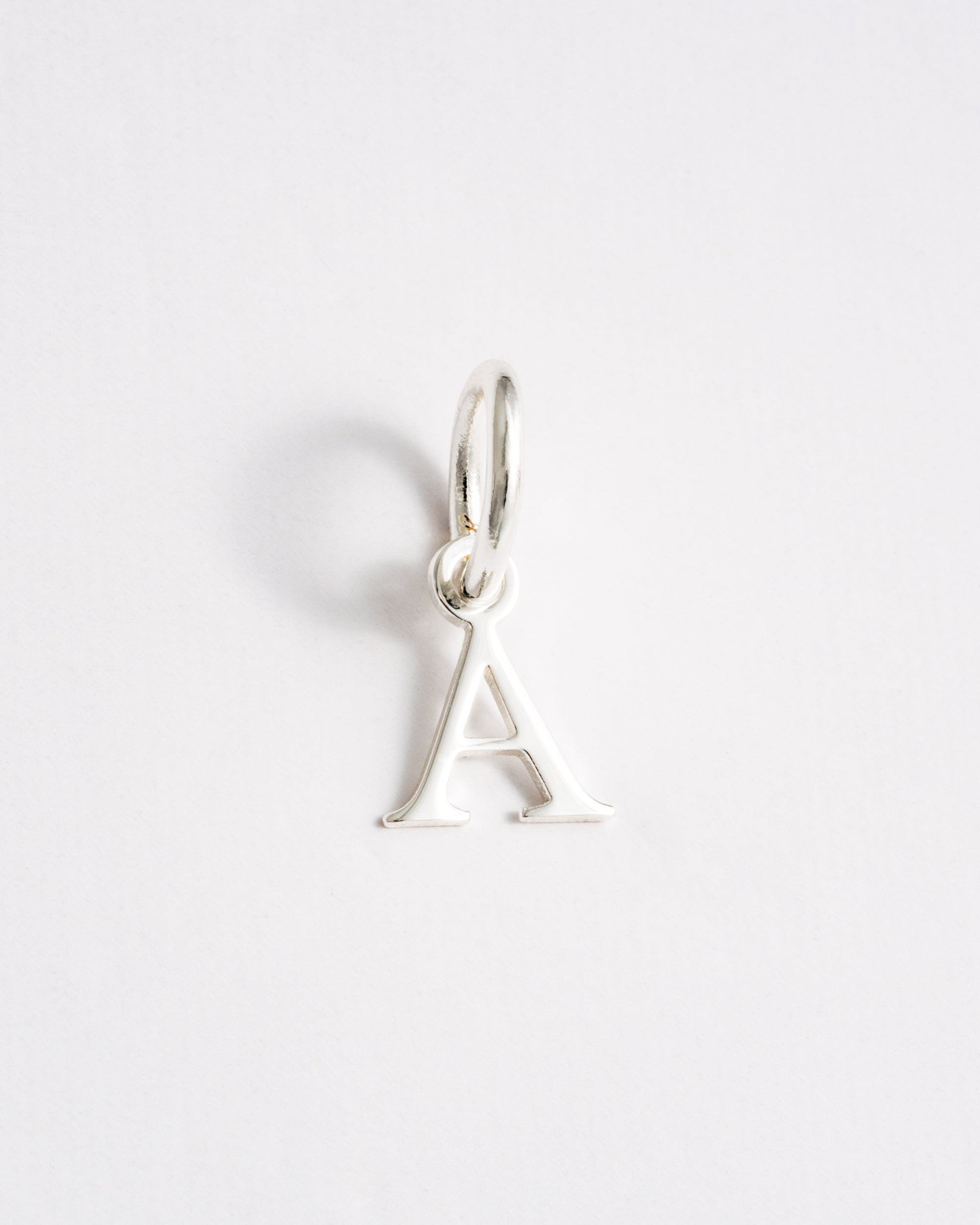 Initial Charm - Silver
