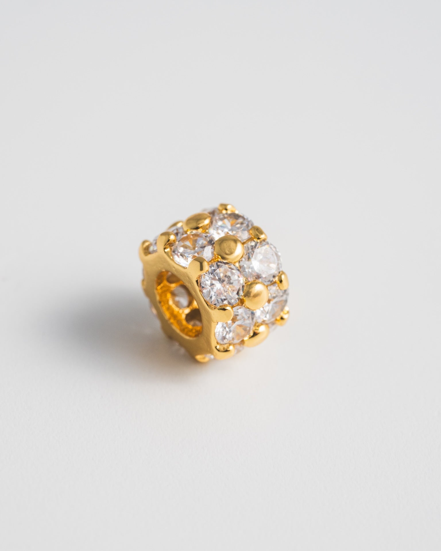 Pavé Bead Charm Set - Gold