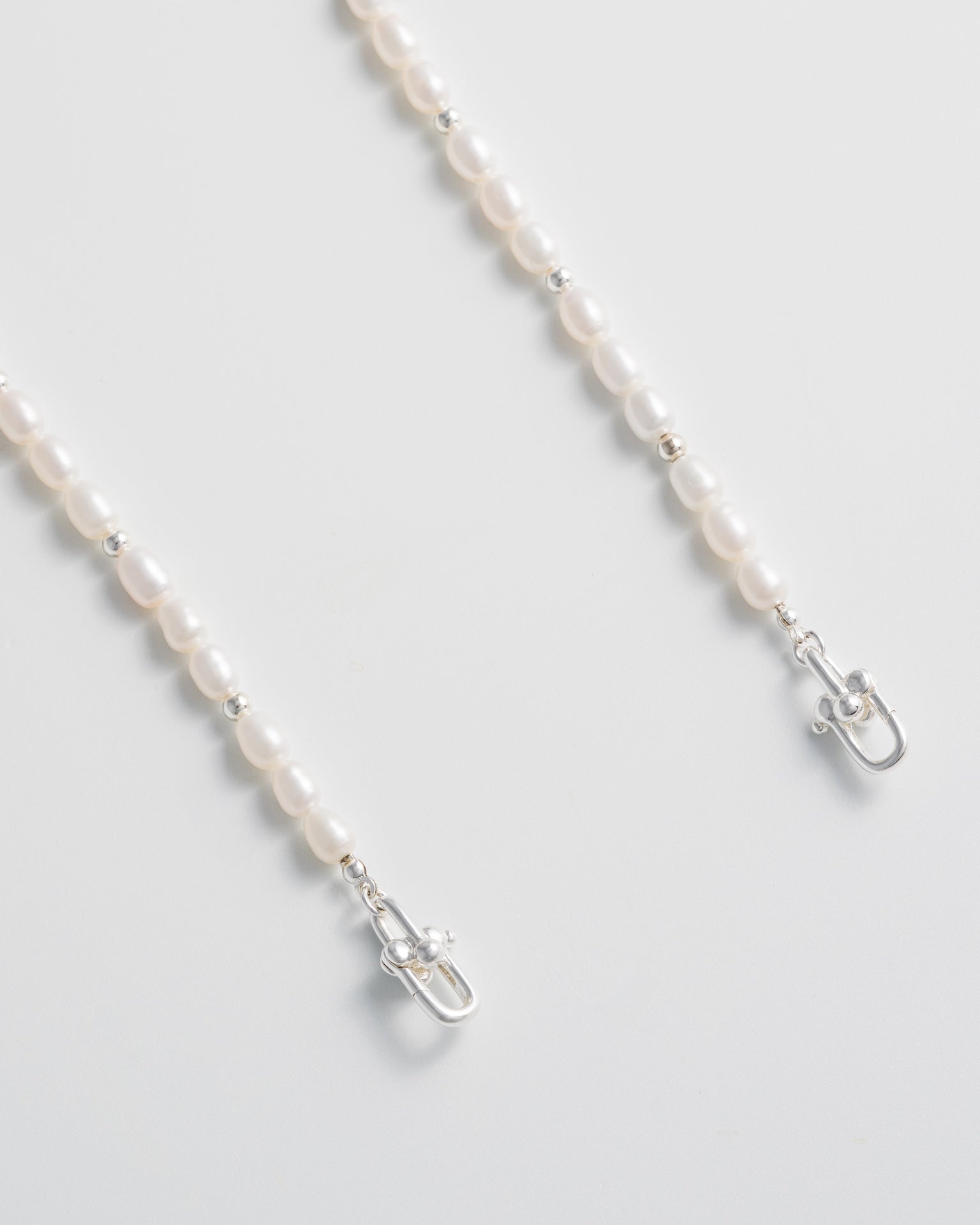 Collier Câble Perle - Argenté