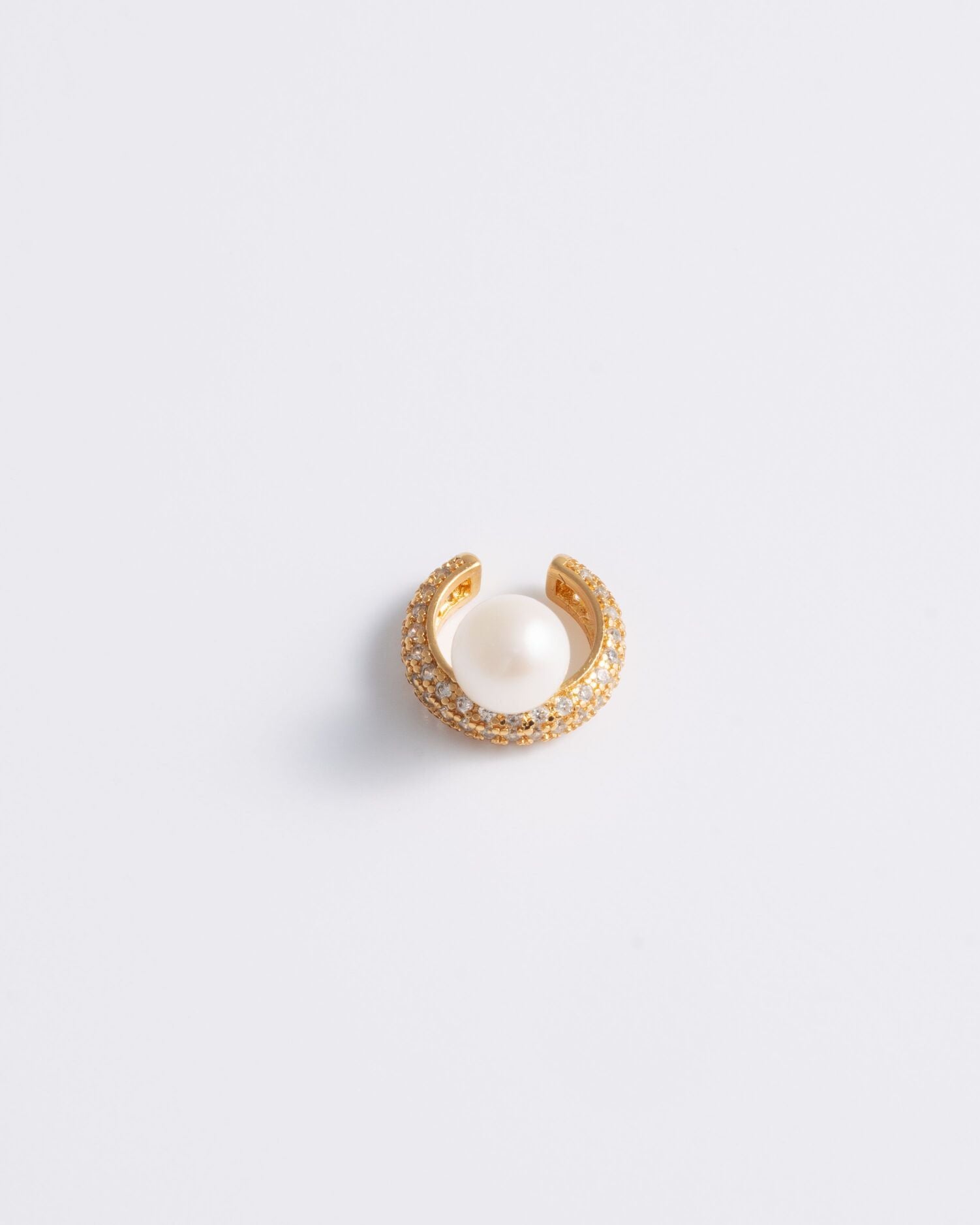 Pearly Ear Cuff - Gold