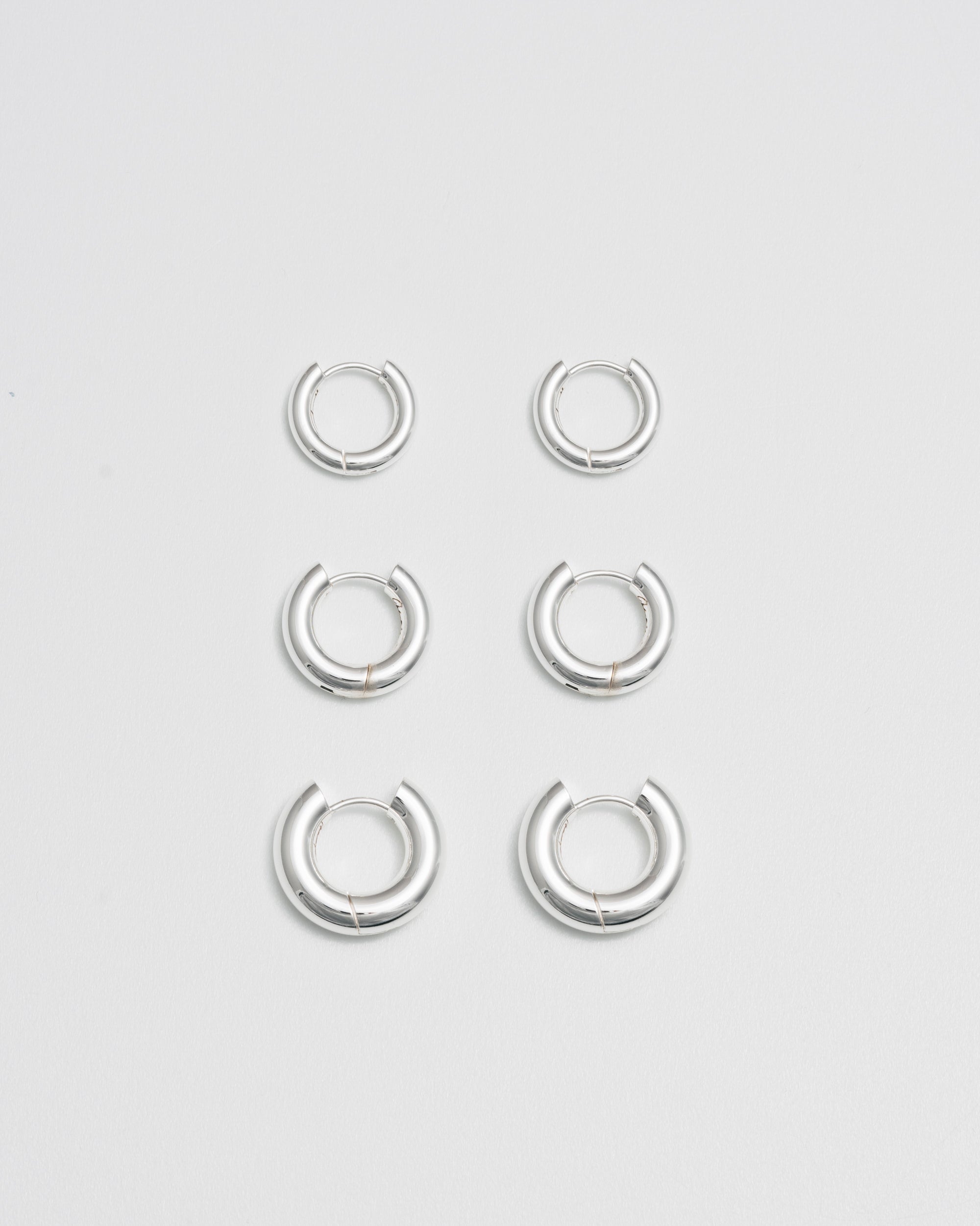 Vera Hoops - Silver
