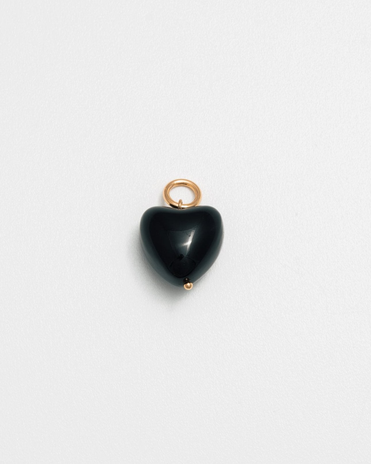 Candy Heart Charm - Black