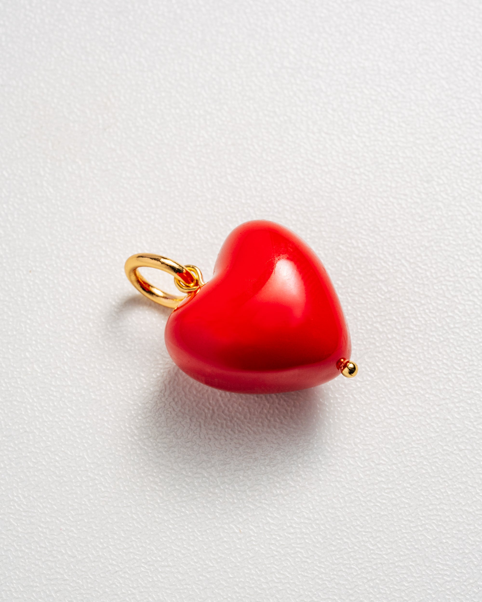 Candy Heart Charm - Red