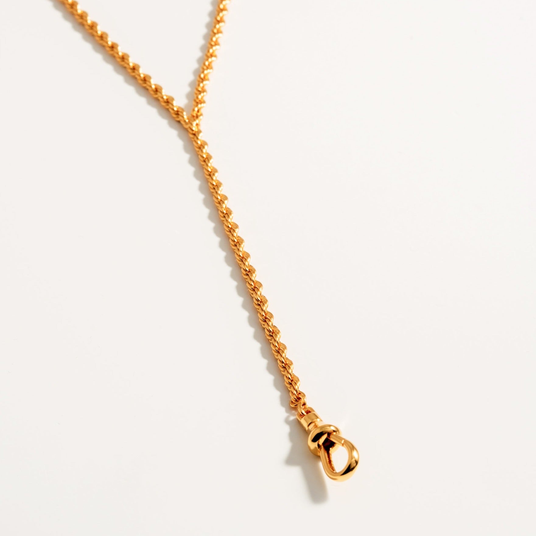 Lariat Necklace - Gold