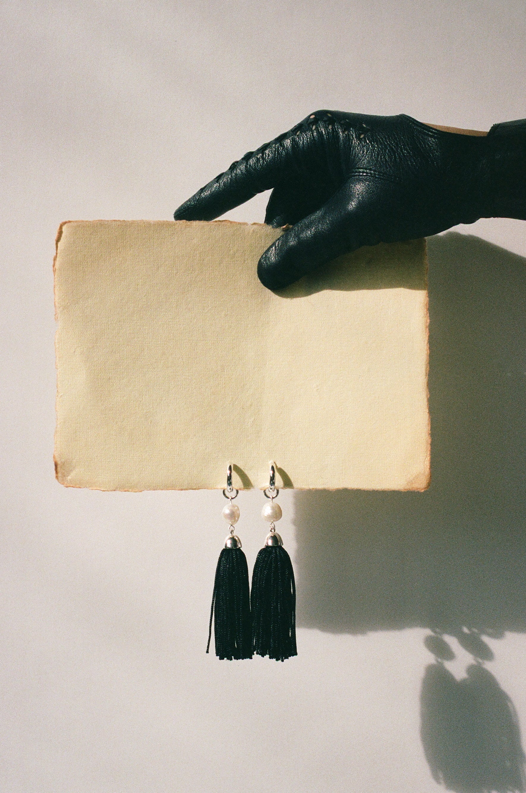 Pearl Whisper Earrings - Silver