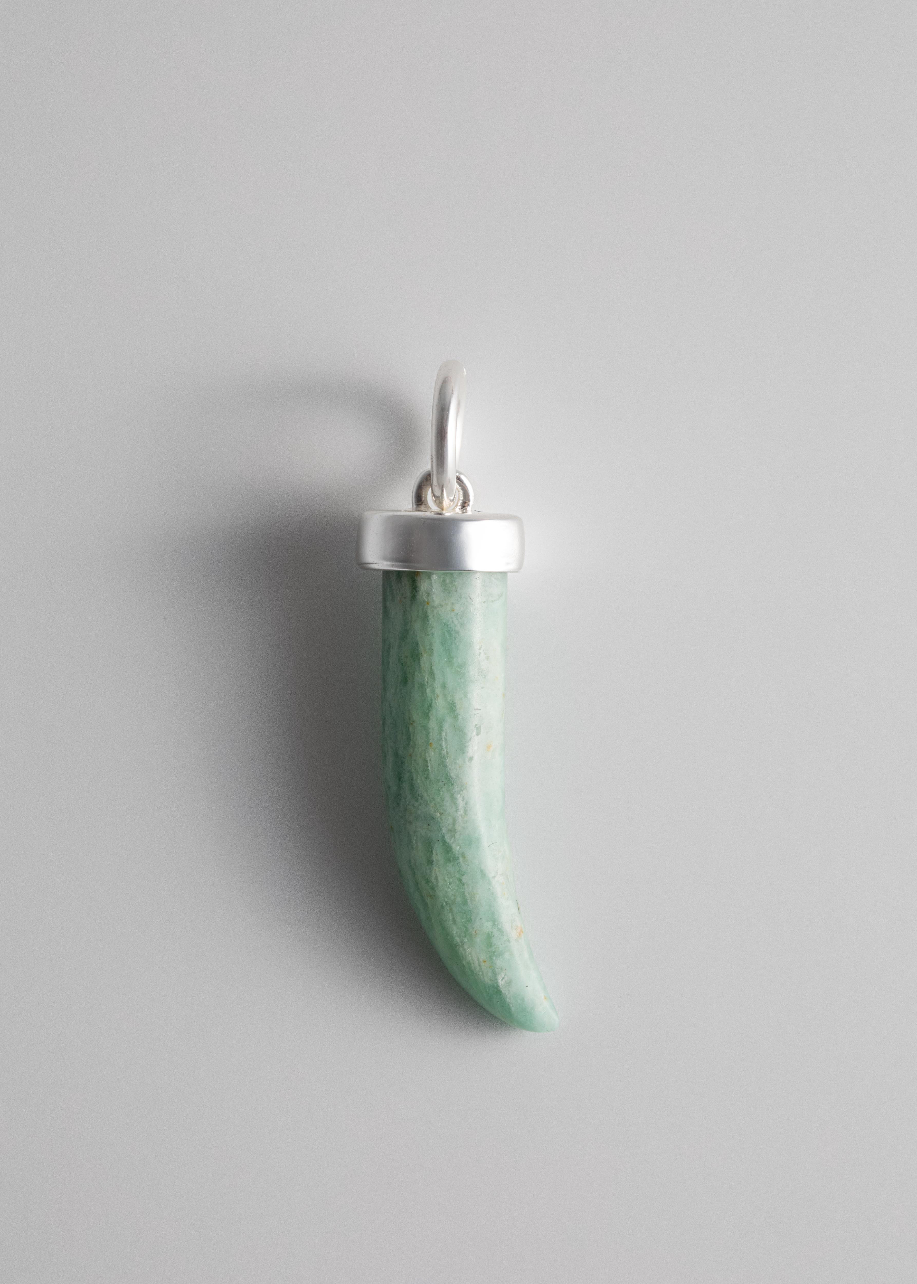 Aura Horn Charm - Silver