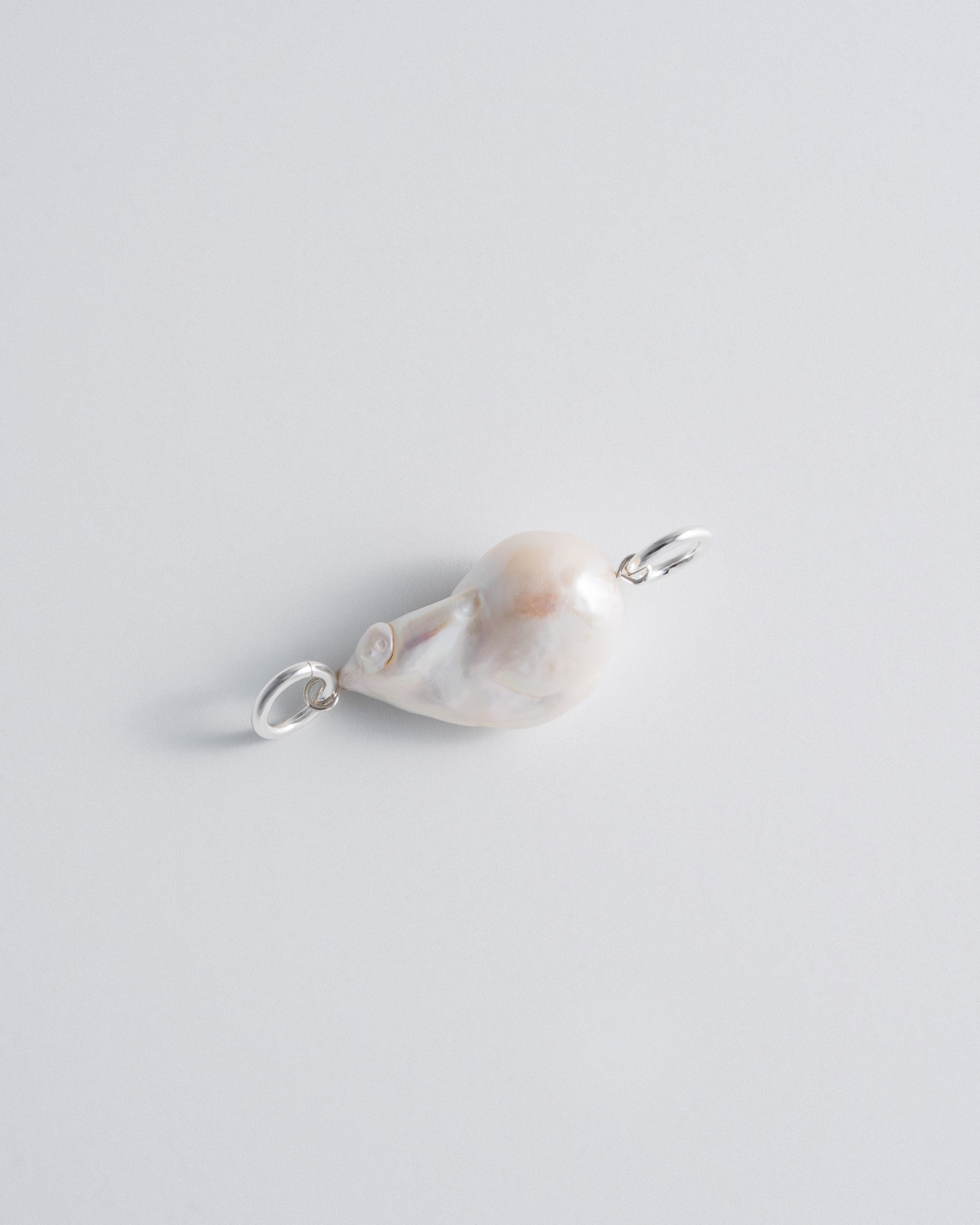 Double Sided Baroque Charm - Silver