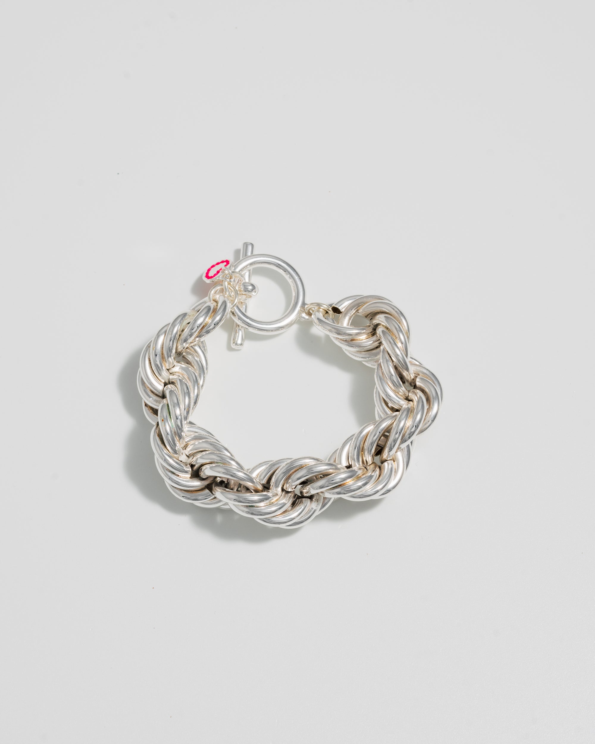 Bracelet Jumbo Roped in - Argent