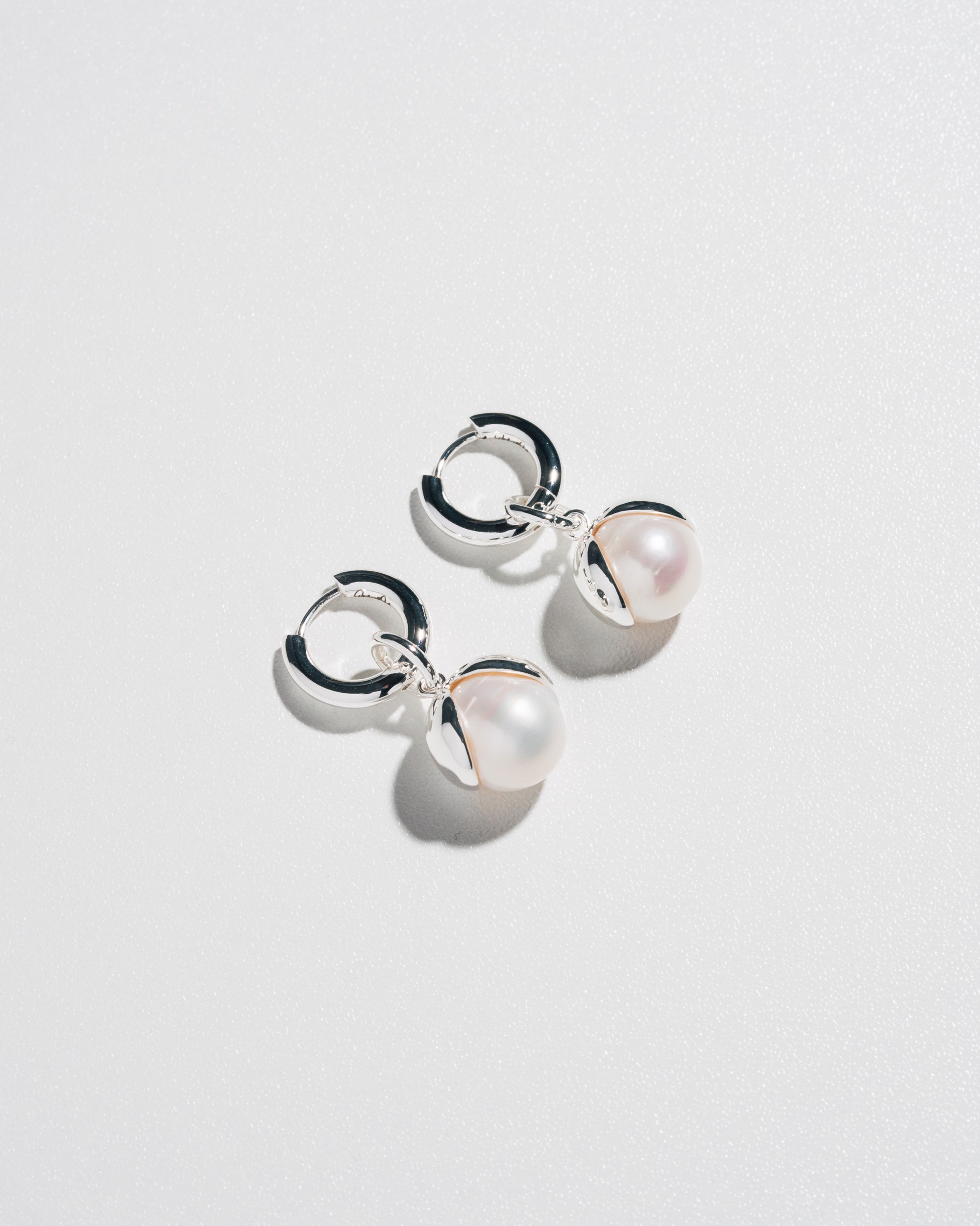 Snow Drop Earrings - Silver