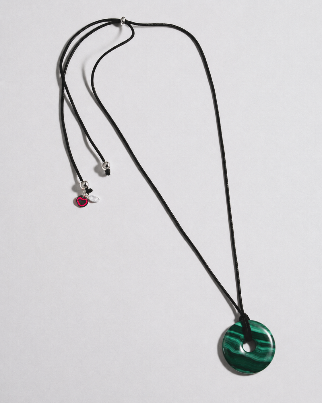 Malachite Cord Necklace