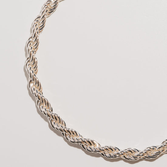 Roped In Necklace - Silver