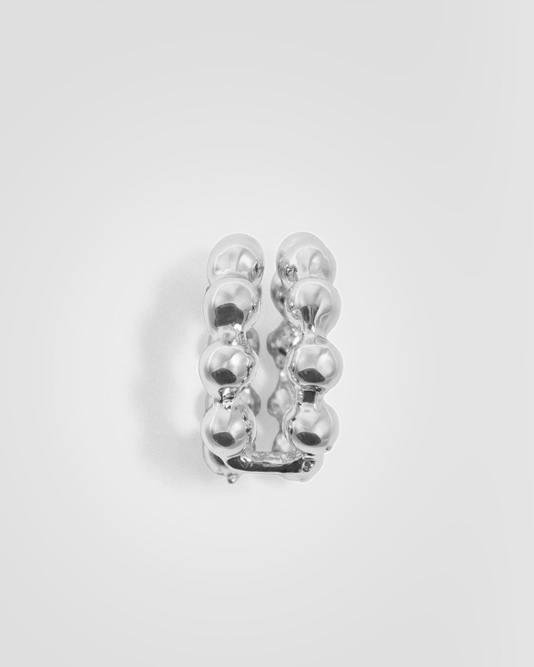 Double AG Ear Cuff - Silver