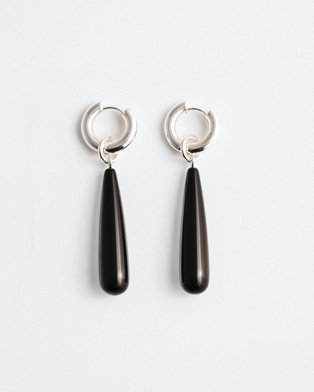 Onyx Teardrop Earrings