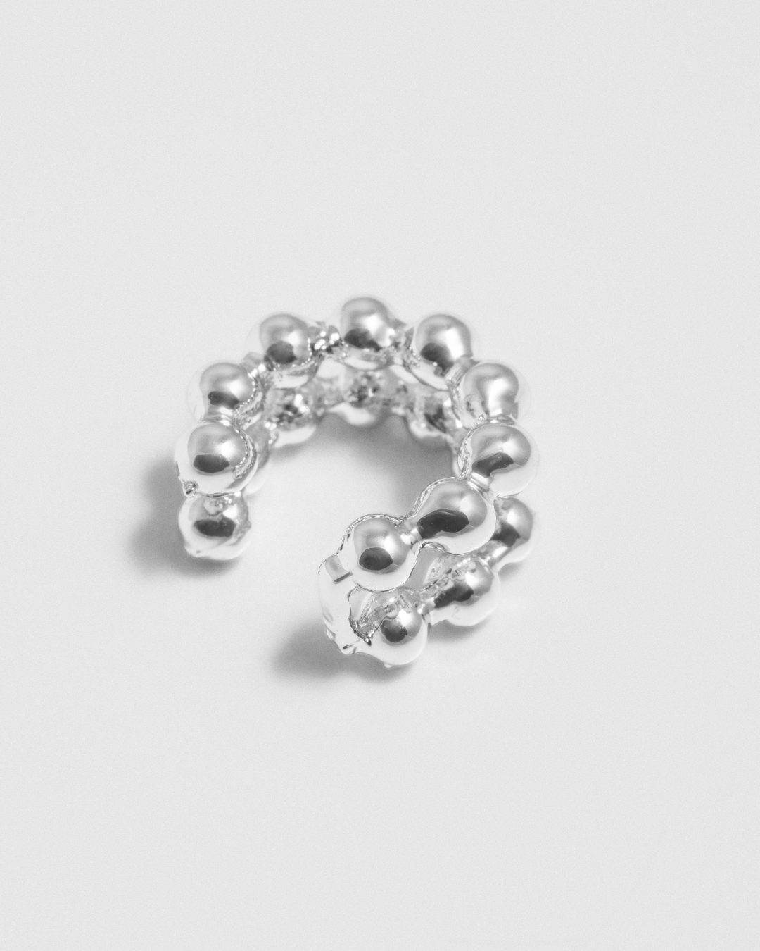 Double AG Ear Cuff - Silver