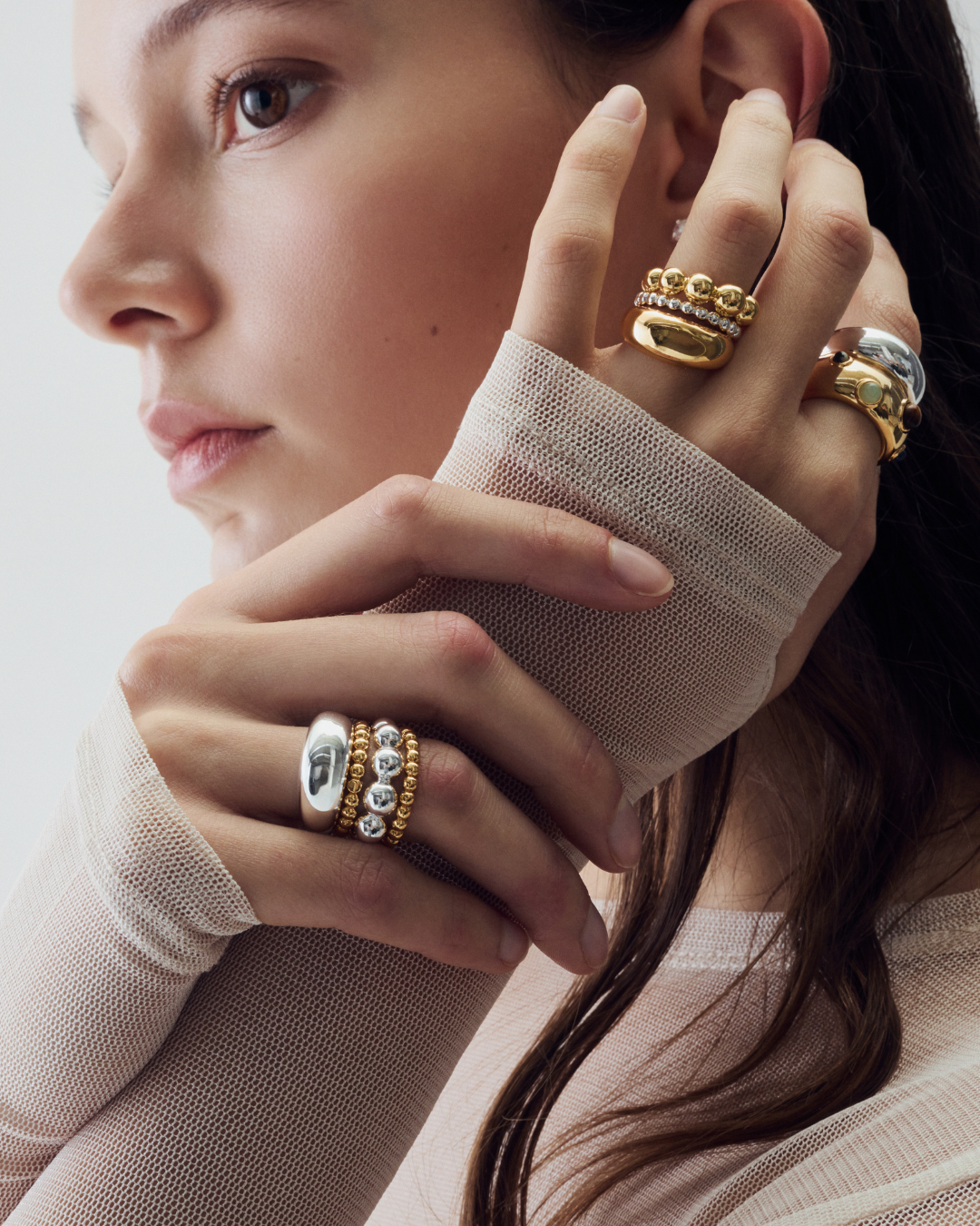Mosaic Ring - Gold