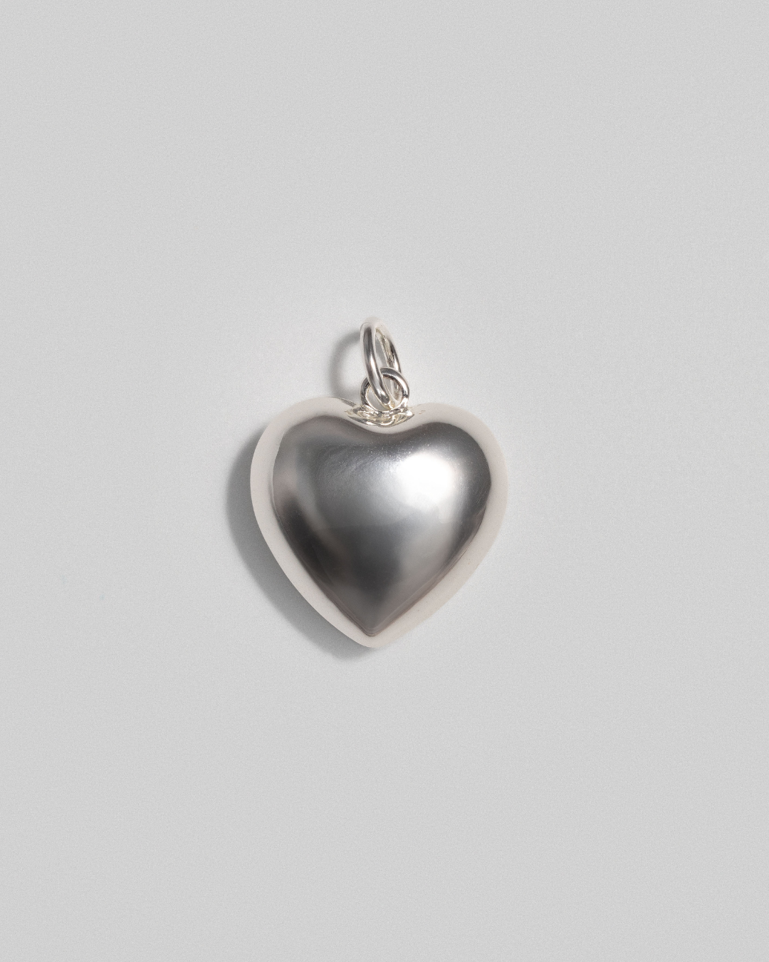Bubble Heart Necklace - Silver