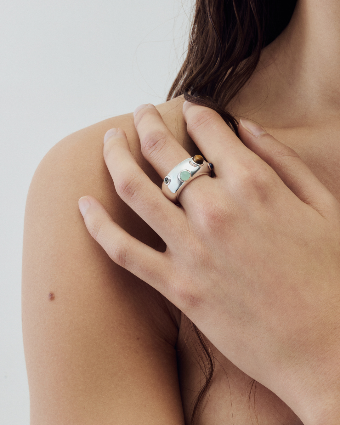 Mosaic Ring - Silver