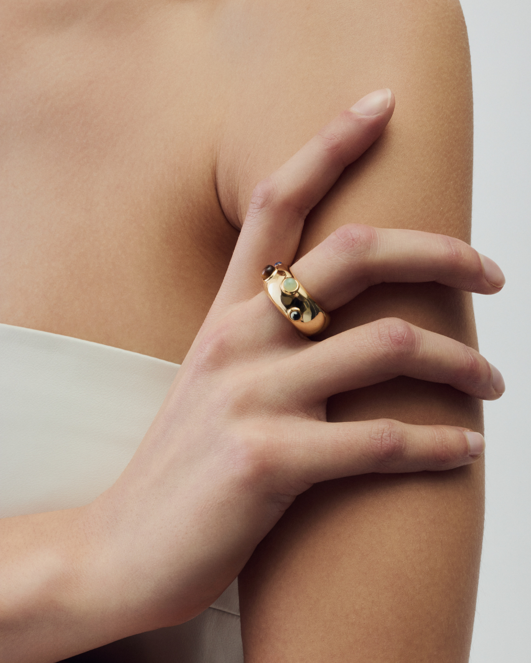 Mosaic Ring - Gold