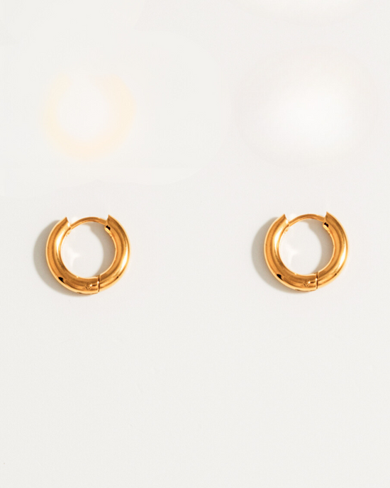Luxe simple 2025 huggie earrings