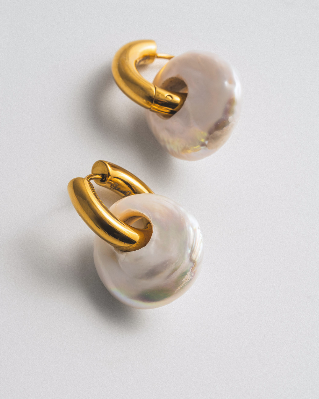 Pearl Doughnut Hoops